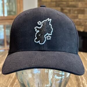 Pluto Golf Academy Strapback Adjustable Dad Hat Cap Black Men’s SOLD OUT ONLINE
